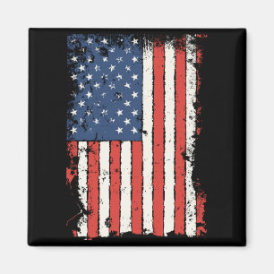 Usa Flag Fourth Of July Patriotic Aamerican Pride Magnet