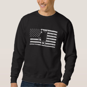 Usa Flag Frenchie Pet Dog Patriotic American Frenc Sweatshirt
