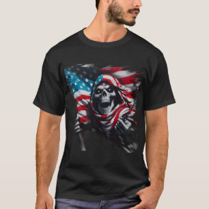 USA Flag Front Graphic Tee – Patriotic Pride Shirt