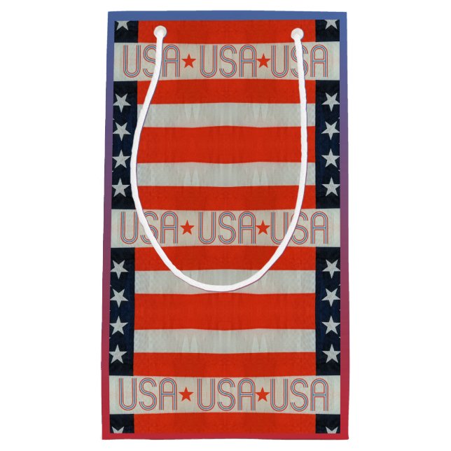 USA Flag Gift Bag (Front)