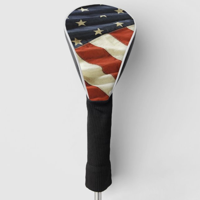 USA Flag Golf Head Cover (Front)