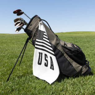 USA Flag Golf Towel