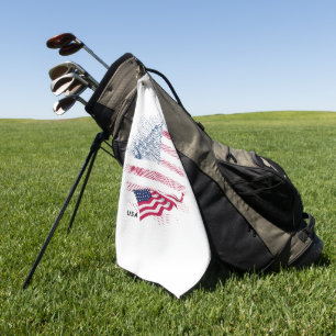 USA flag Golf Towel