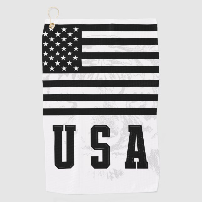 USA Flag Golf Towel (Front)