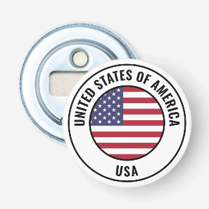 USA Flag Gorgeous Patriotic Bottle Opener