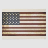 USA Flag Grunge Decoupage Tissue Paper
