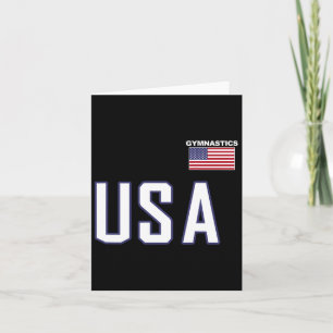 Usa Flag Gymnastics Team Cool Gym Equipment Men Wo Card