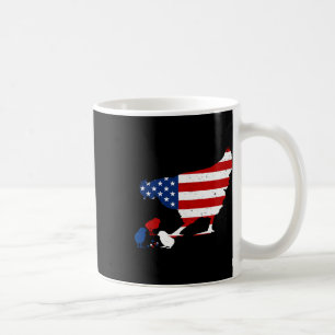 Usa Flag Happy 4th Of July Patriotic Farmer Coffee Mug