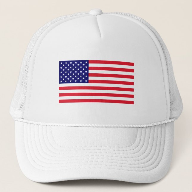 USA Flag_Hat Trucker Hat (Front)