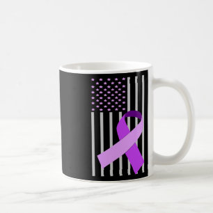 Usa Flag Heimerheimer Ribbon Heimerheimer Disease Coffee Mug