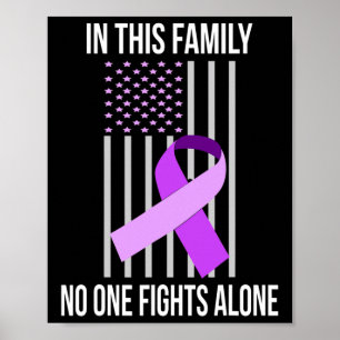 Usa Flag Heimerheimer Ribbon Heimerheimer Disease  Poster