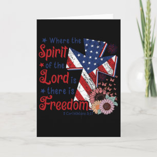 Usa Flag Hockey Sticks American Pride 4th Of July Card