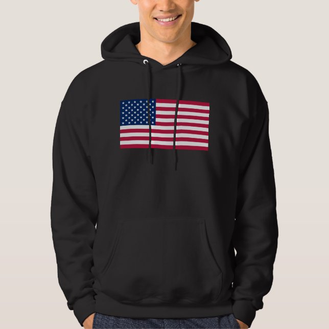 usa flag hoodie (Front)