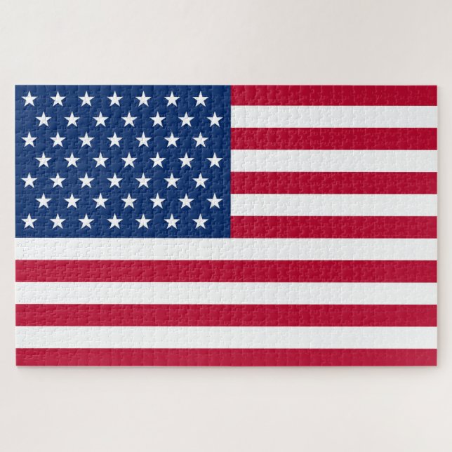 USA Flag Jigsaw Puzzle (Horizontal)