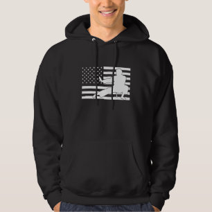Usa Flag Karate American Flag Karate Hoodie