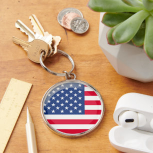 USA flag Key Ring