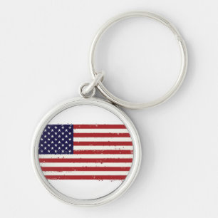 USA flag Key Ring