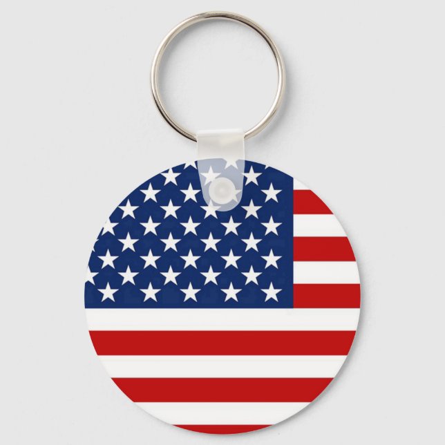 USA Flag Key Ring (Front)