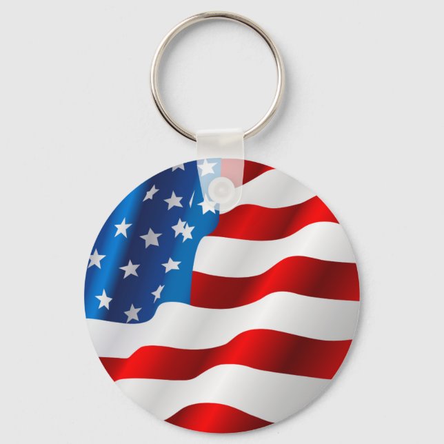 USA Flag Keychain (Front)