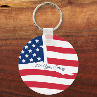USA Flag Keychain