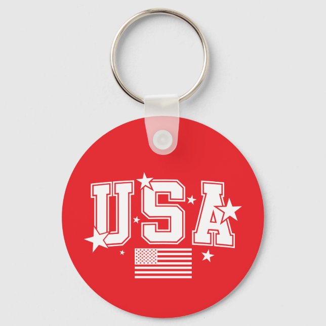 USA Flag Keychain (Front)
