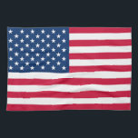 USA Flag Kitchen Towel<br><div class="desc">USA Flag Kitchen Towels - United States of America - Flag - Patriotic - Independence Day - July 4th - Customisable - Choose / Add Your Unique Text / Colour / Image - Make Your Special Gift - Resize and move or remove and add elements / image with customisation tool....</div>