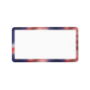 USA flag Label