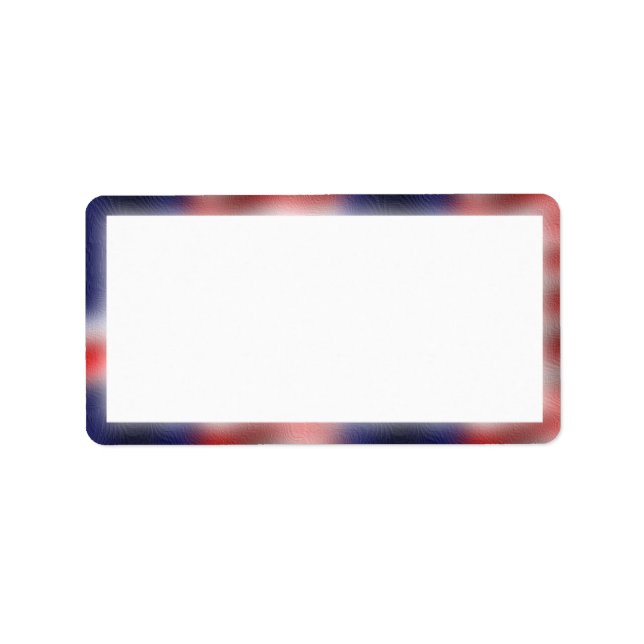 USA flag Label (Front)