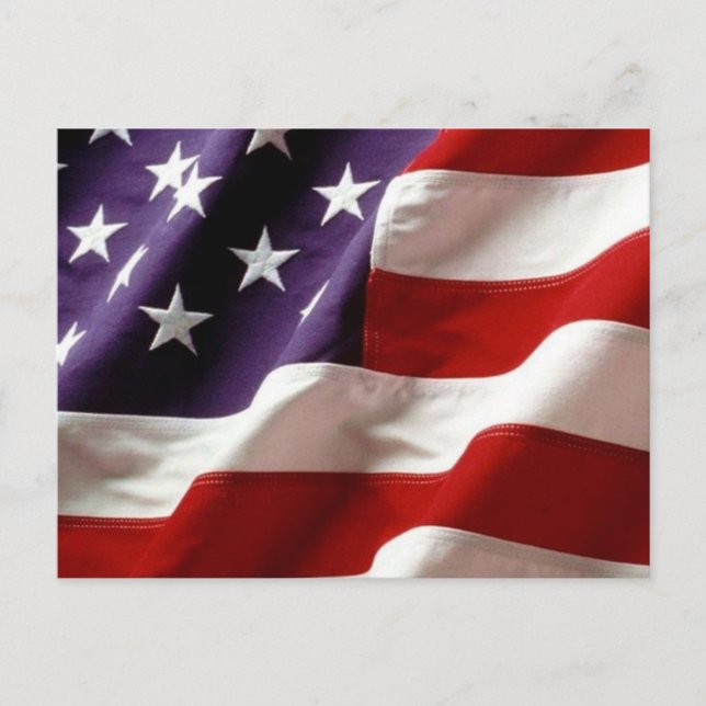 USA Flag - Land That I Love Design Postcard (Front)