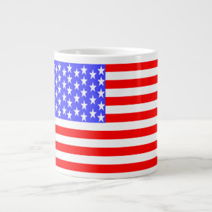 USA Flag Large Coffee Mug