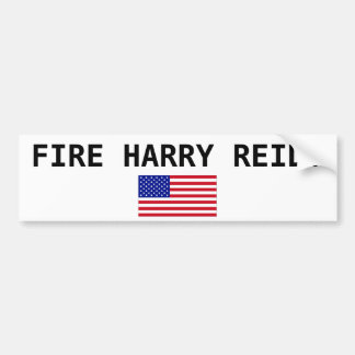 USA-Flag-Large, FIRE HARRY REID! Bumper Sticker