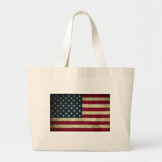 USA Flag Large Tote Bag
