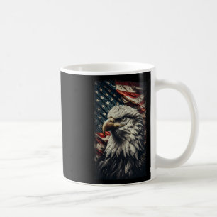 Usa Flag Ld Eagle Patriotic Red White Blue 4th Of Coffee Mug