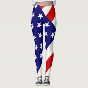 USA Flag lecnt Leggings