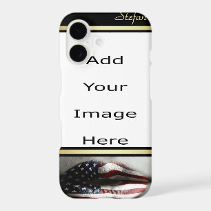 USA Flag Lips Border