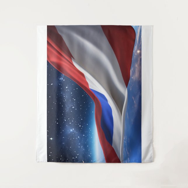 USA Flag Logo Large Tapestry (Front)