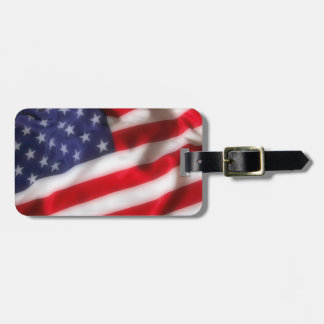 USA Flag Luggage Tag