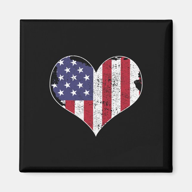 Usa Flag  Magnet (Front)