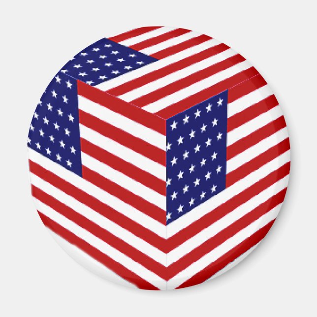USA Flag_ Magnet (Front)