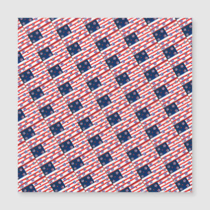 USA Flag Magnetic Card