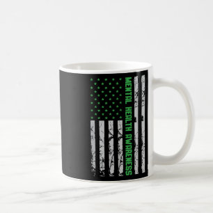 Usa Flag Mental Health Awareness _ Mental Health A Coffee Mug