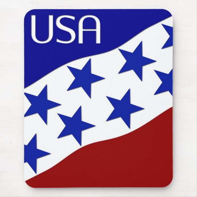 USA Flag Mouse Pad (Front)