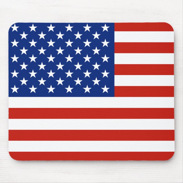 USA flag Mouse Pad (Front)