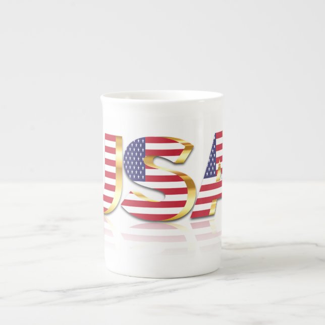 USA Flag Mug American Patriotic (Front)