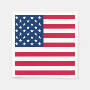 USA Flag Napkins - Patriotic