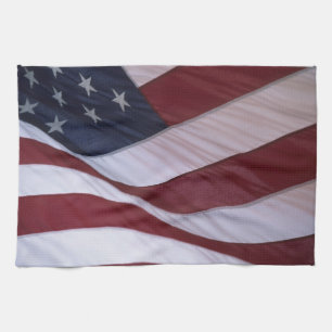 USA flag, North Carolina, USA Tea Towel