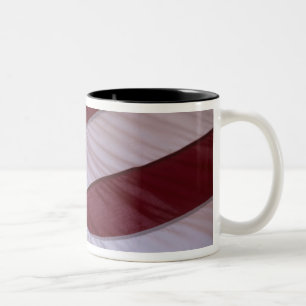 USA flag, North Carolina, USA Two-Tone Coffee Mug