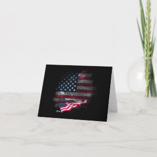 USA flag Note Card