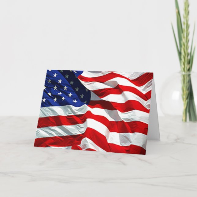 USA Flag Note Cards (Front)