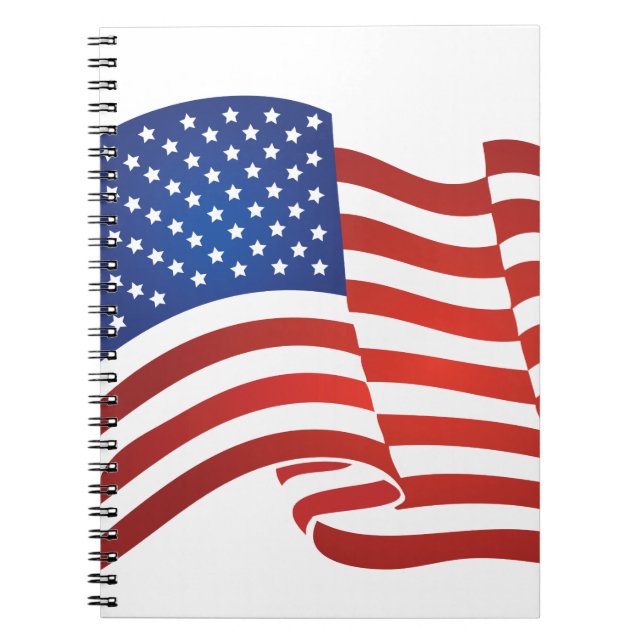 USA flag Notebook (Front)